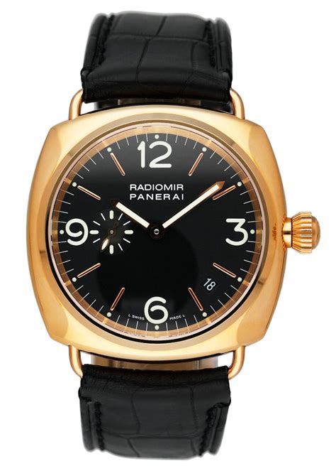 rose gold panerai radiomir